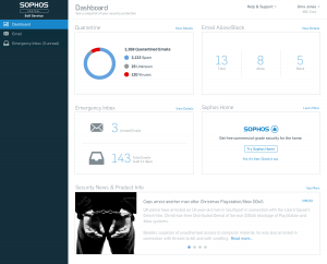 Sophos Email Self-Service User Portal
