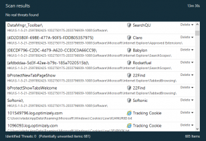 Sophos Clean Scan Results