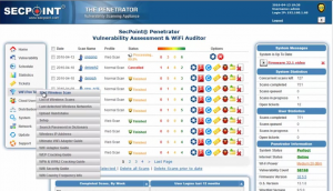 Secpoint Penetrator Webadmin Interface